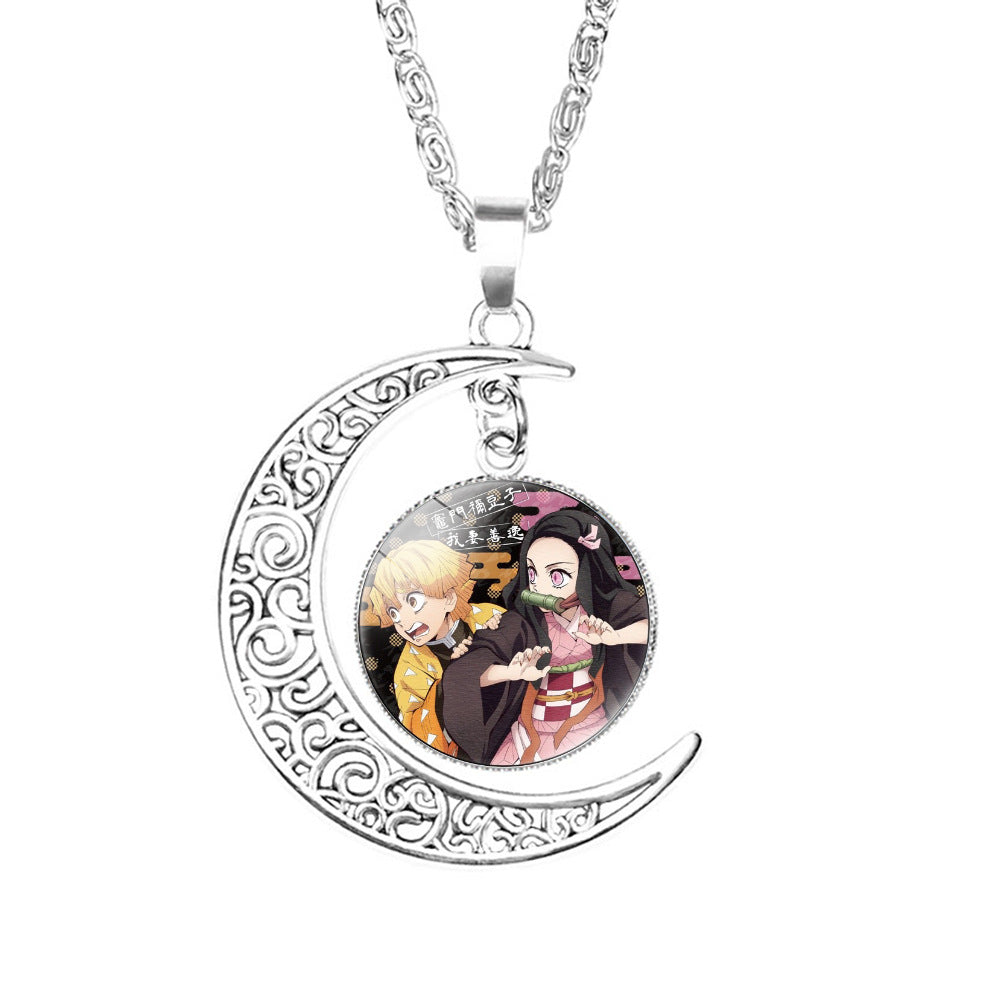 No Moon Gem Stove Door Anime Necklaces