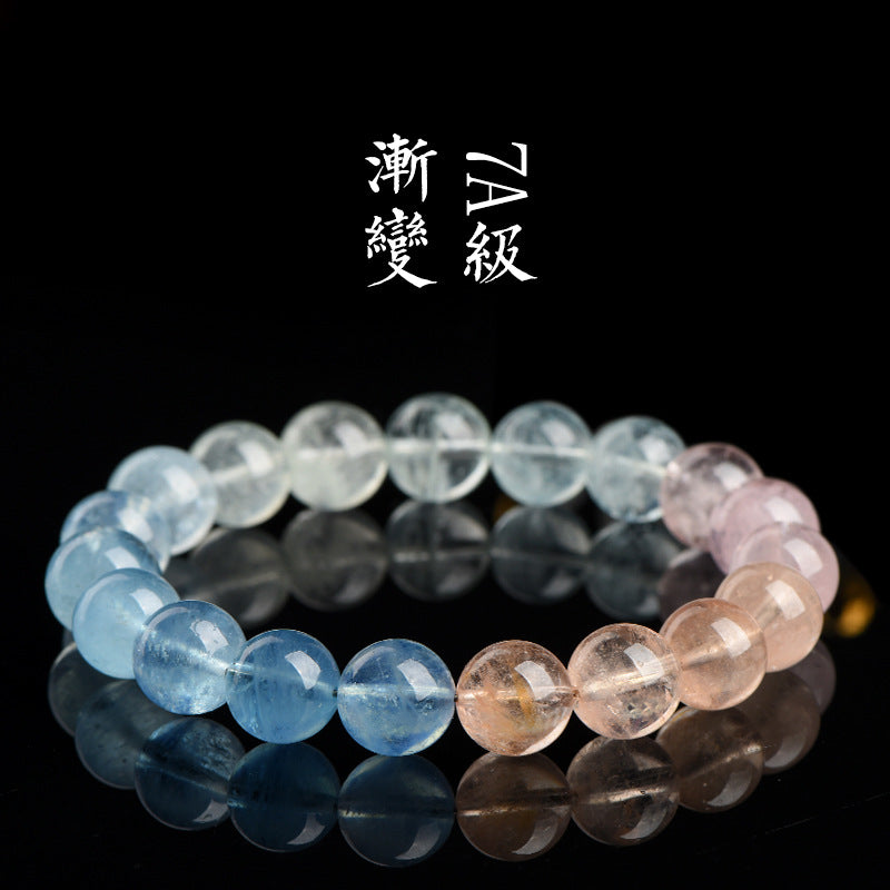 Natural Morgan Stone Beads Gradient Scattered Bracelets