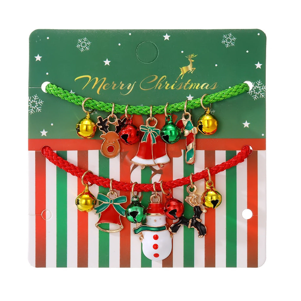 Christmas Tree Polymer Clay Fashion Simple Bracelets