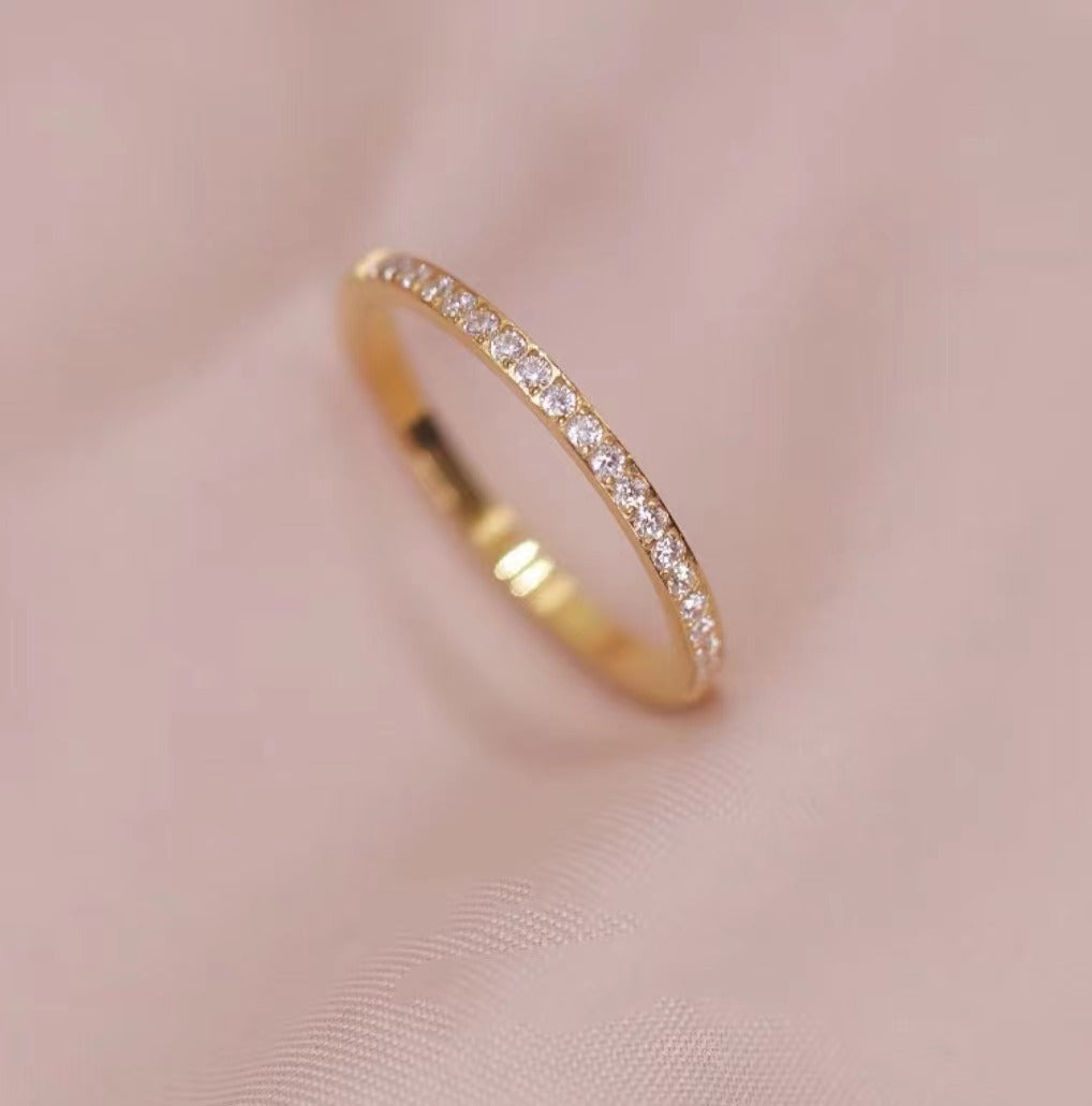 Gold Fashion Personality Starry Index Finger Tail Rings