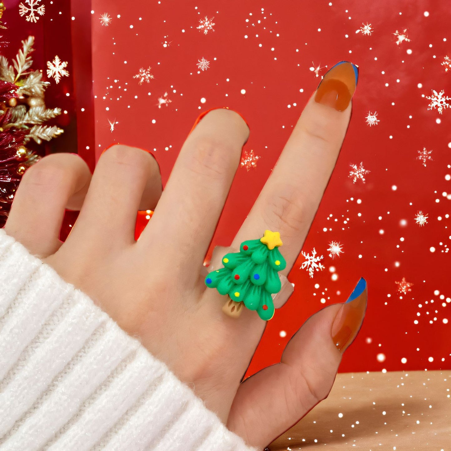 Festival Atmosphere Animal Personality Crystal Elk Rings
