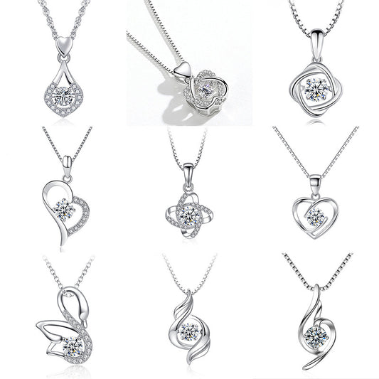Women's Diamond Clavicle Chain Live Broadcast Batch Necklaces