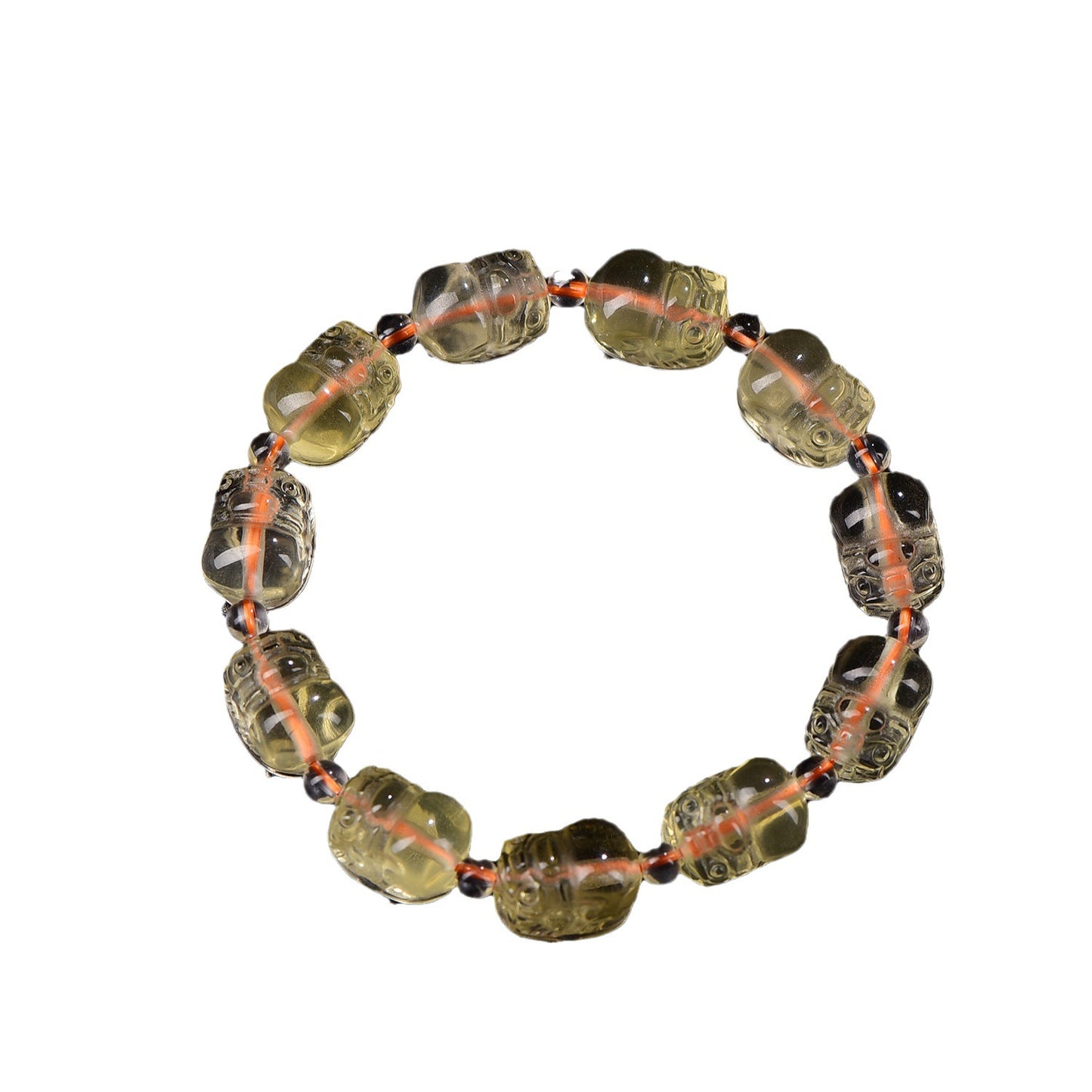 Live Broadcast Supplies Natural Citrine Small Pi Bracelets