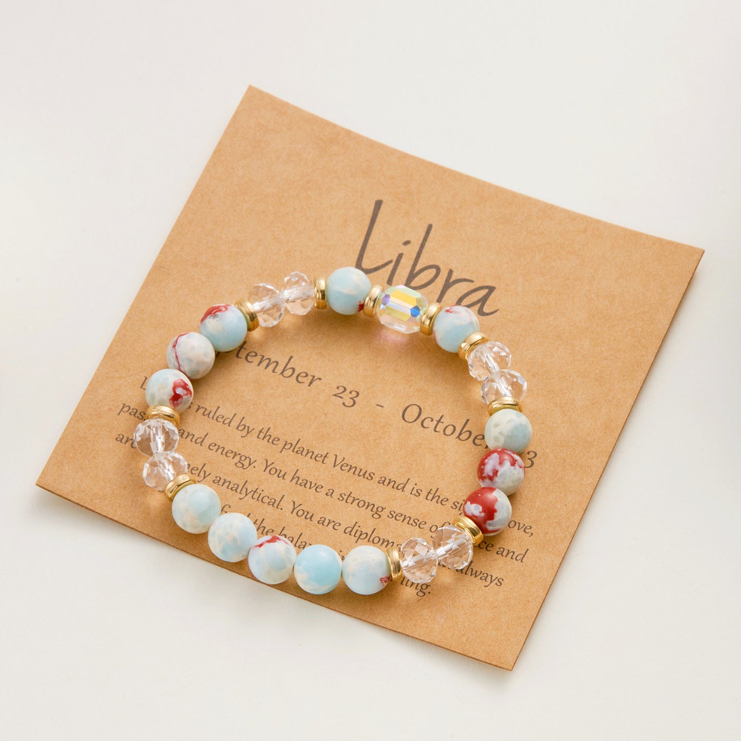 Ornament Twee Constellation Color Natural Stone Bracelets