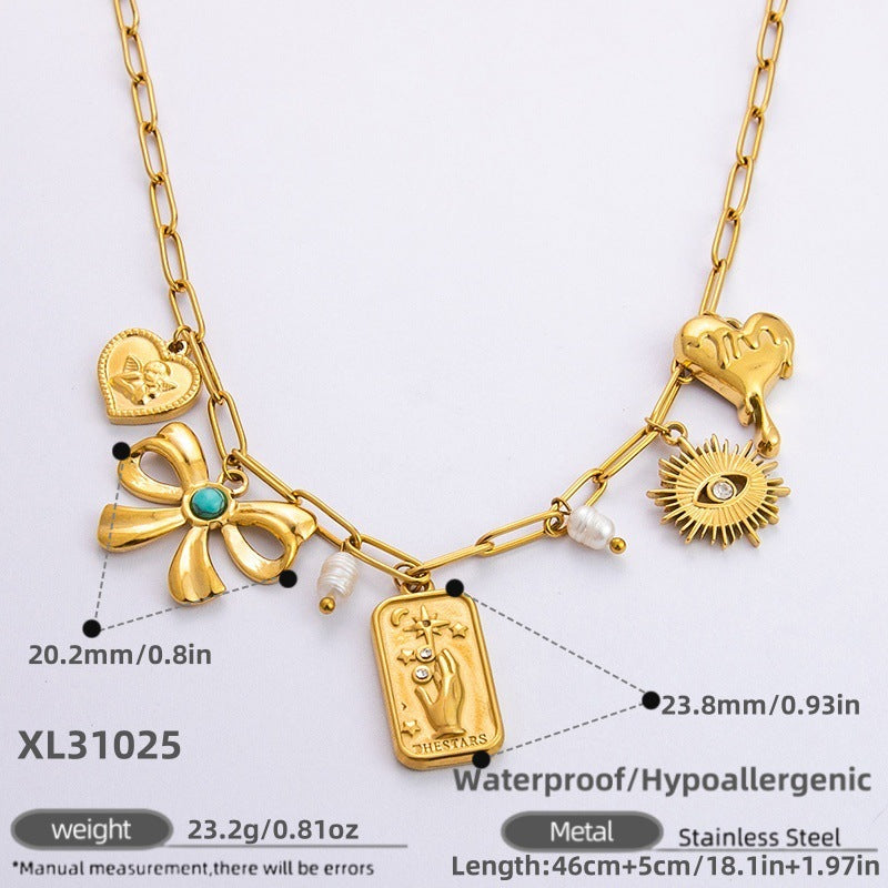 Sun Shell Single Layer Chain Minority Necklaces