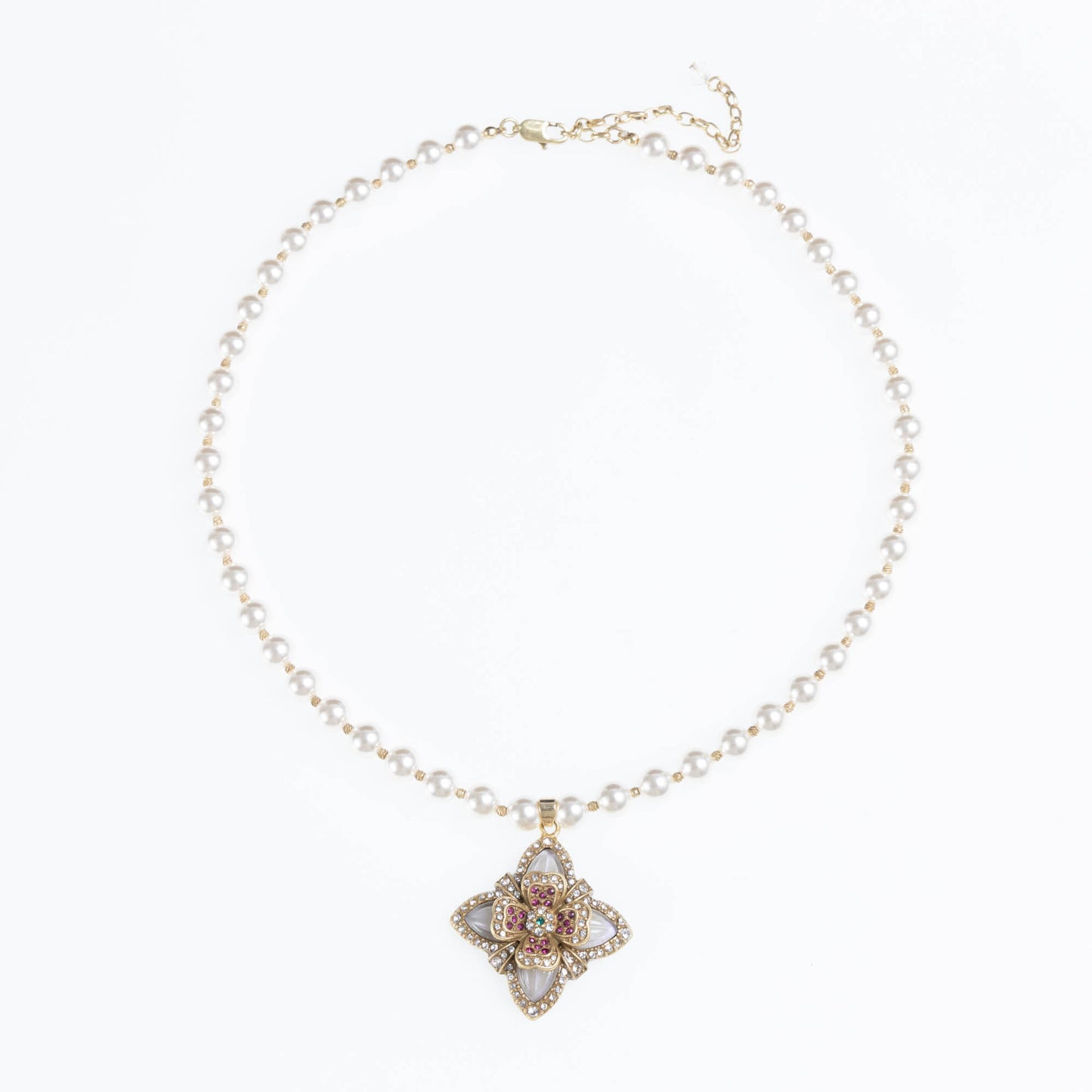 Women's Western Temperament Niche Design Collection Glass Necklaces
