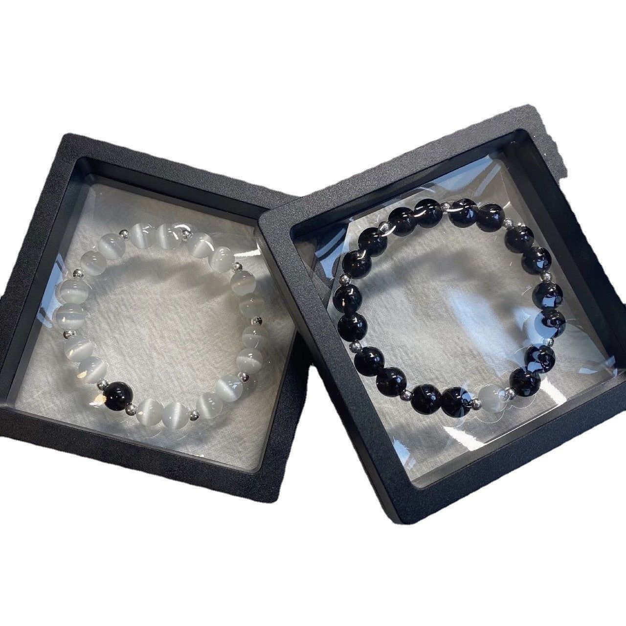 Style Black Bead Design Simple Girlfriends Bracelets