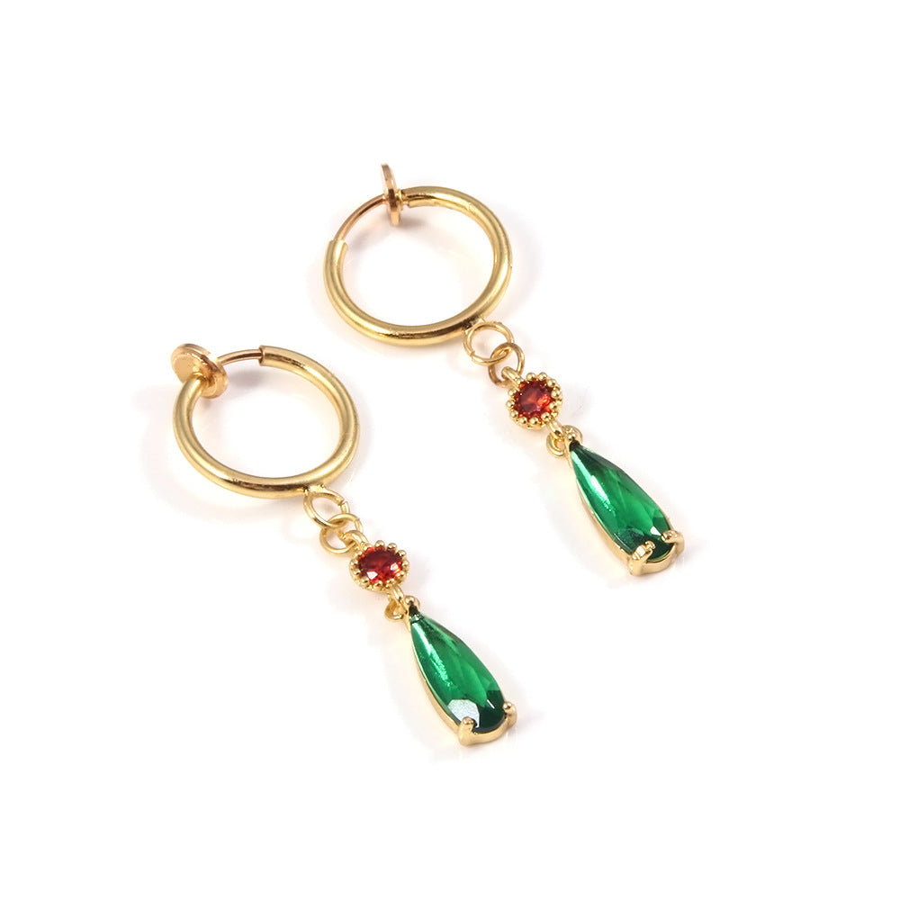 Emerald Hal Hall Zircon Copper Surrounding Without Rings