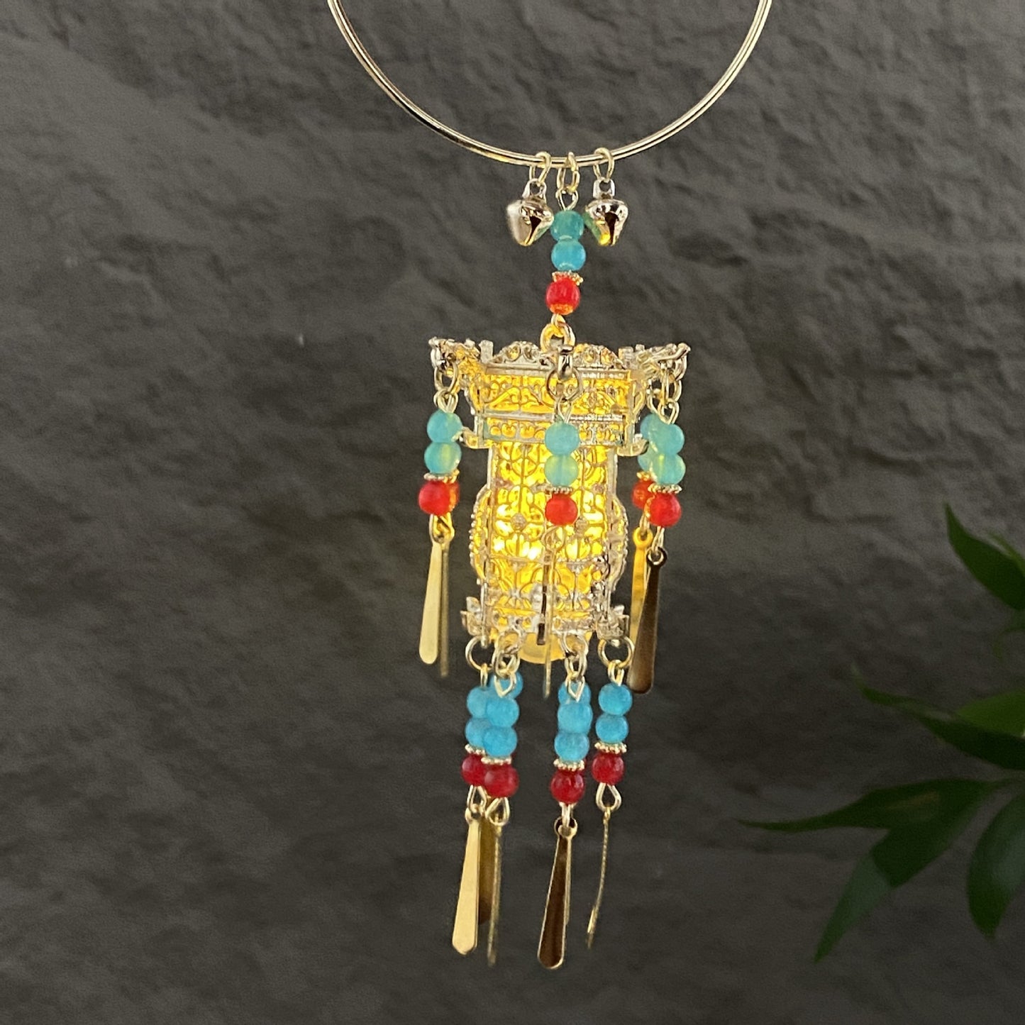 Lantern Luminous Palace Style With Light Antique Daily Han Bracelet