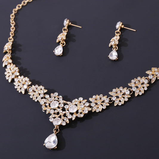 Bridal Suit Two-piece Set Wedding Jewelry Necklaces