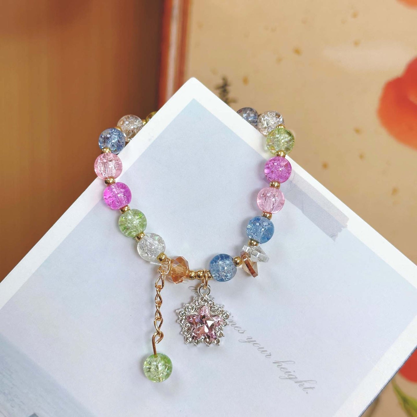 Korean Princess Female Hot Flower Beaded Bracelets