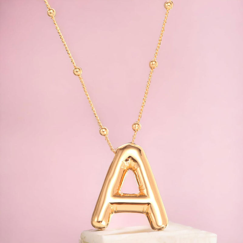 Glossy Letter Copper Popular Accessory Exquisite Necklaces