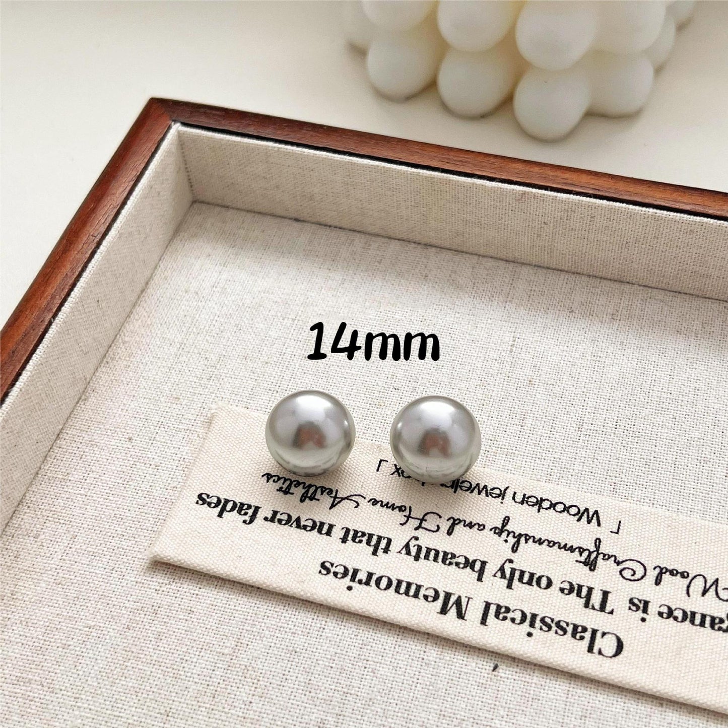 Of Korean Vintage Pearl Sier Female Earrings