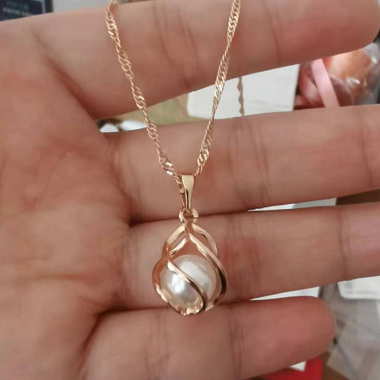 Women's Tree Simple Dignified Hollow Zircon Clavicle Chain Rose Bracelet