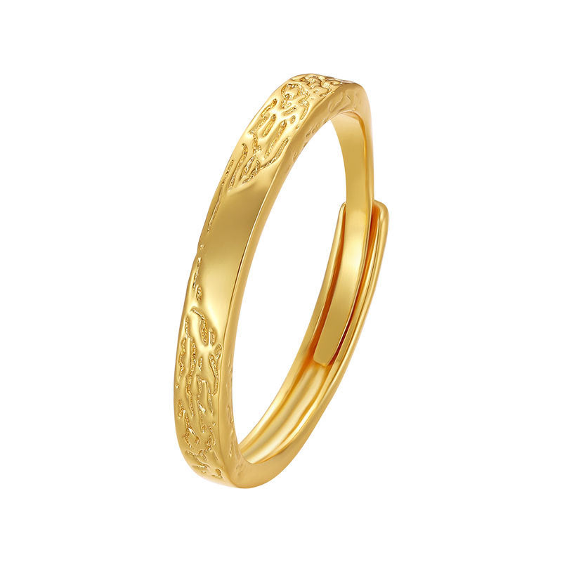 Women's & Men's Erosion Glacier Couple Affordable Luxury Fashion Niche Ring