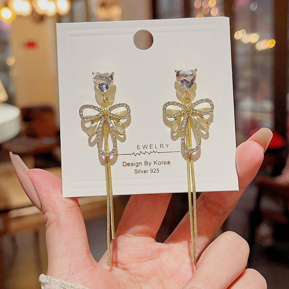 Women's Fashion Tassel Temperamental Minority All Match Earrings