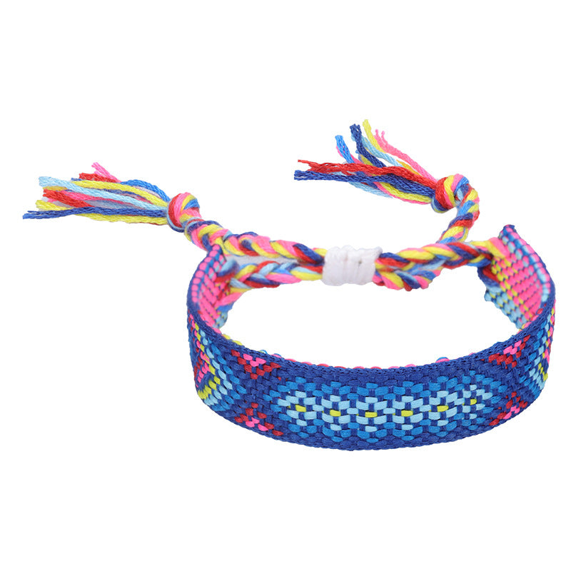 Style Woven Colorful Tassel Lucky Friendship Bracelets