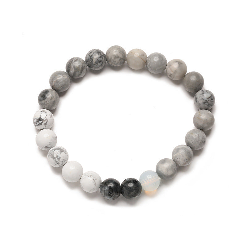 Women's & Men's Eight Planets Natural Stone Space Gifts Bracelets