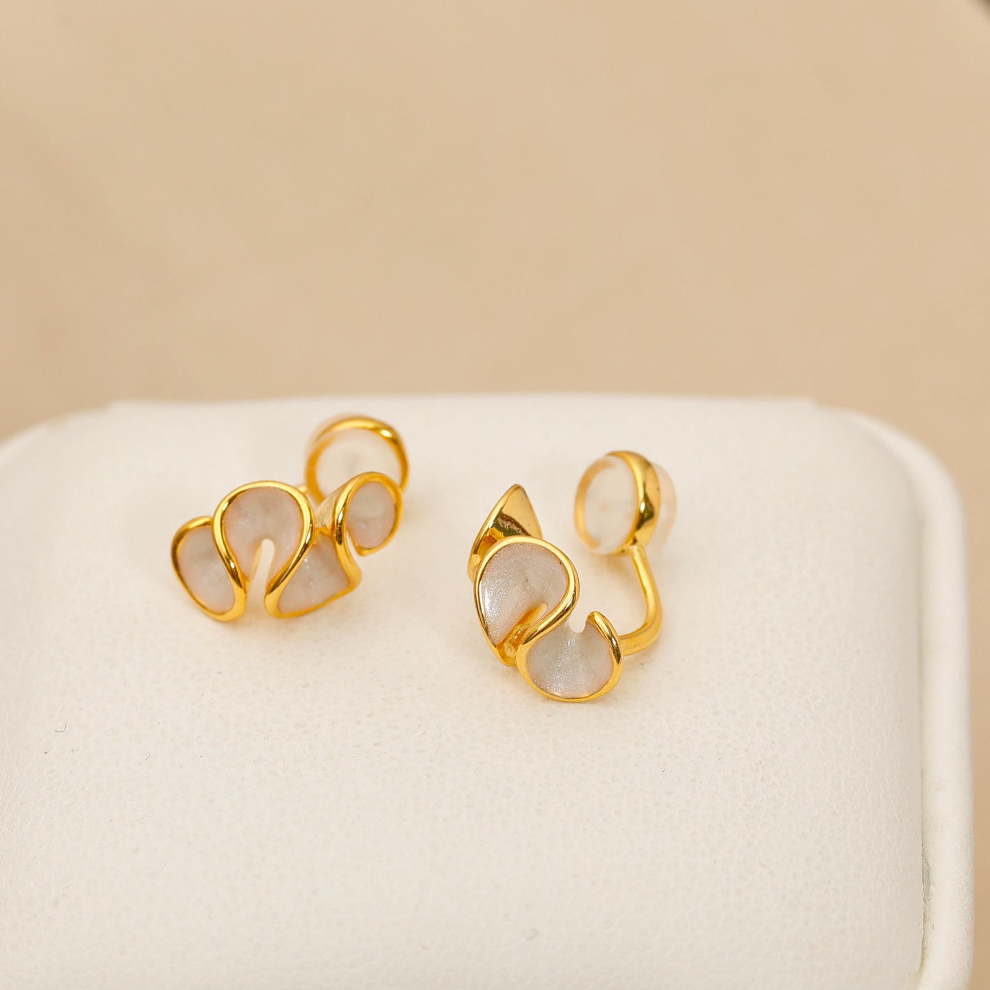 Flower Silicone Female Cute Sweet Personality Earrings