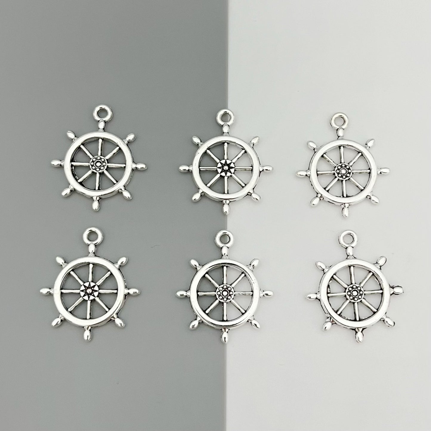 Alloy Decoration Personality Retro Rudder Boat Anchor Handmade Pendants