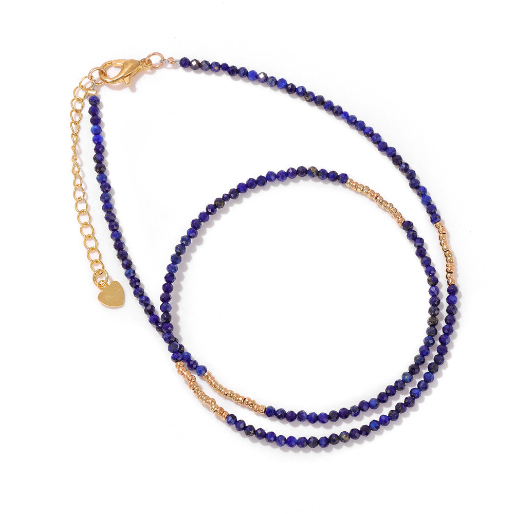 Stone Beading Clavicle Chain Female Niche Necklaces