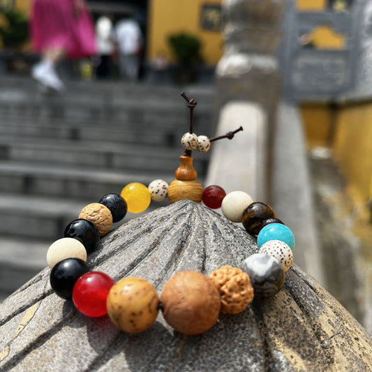 Eighteen Prayer Beads Souvenir Seeds Bead Bracelets
