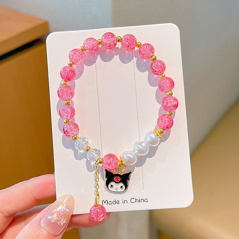 Children's Cartoon Beaded Colored Glaze Beads Jewelry Bracelets