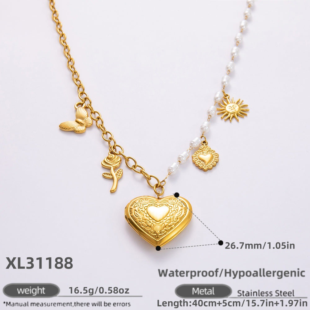 Sun Shell Single Layer Chain Minority Necklaces