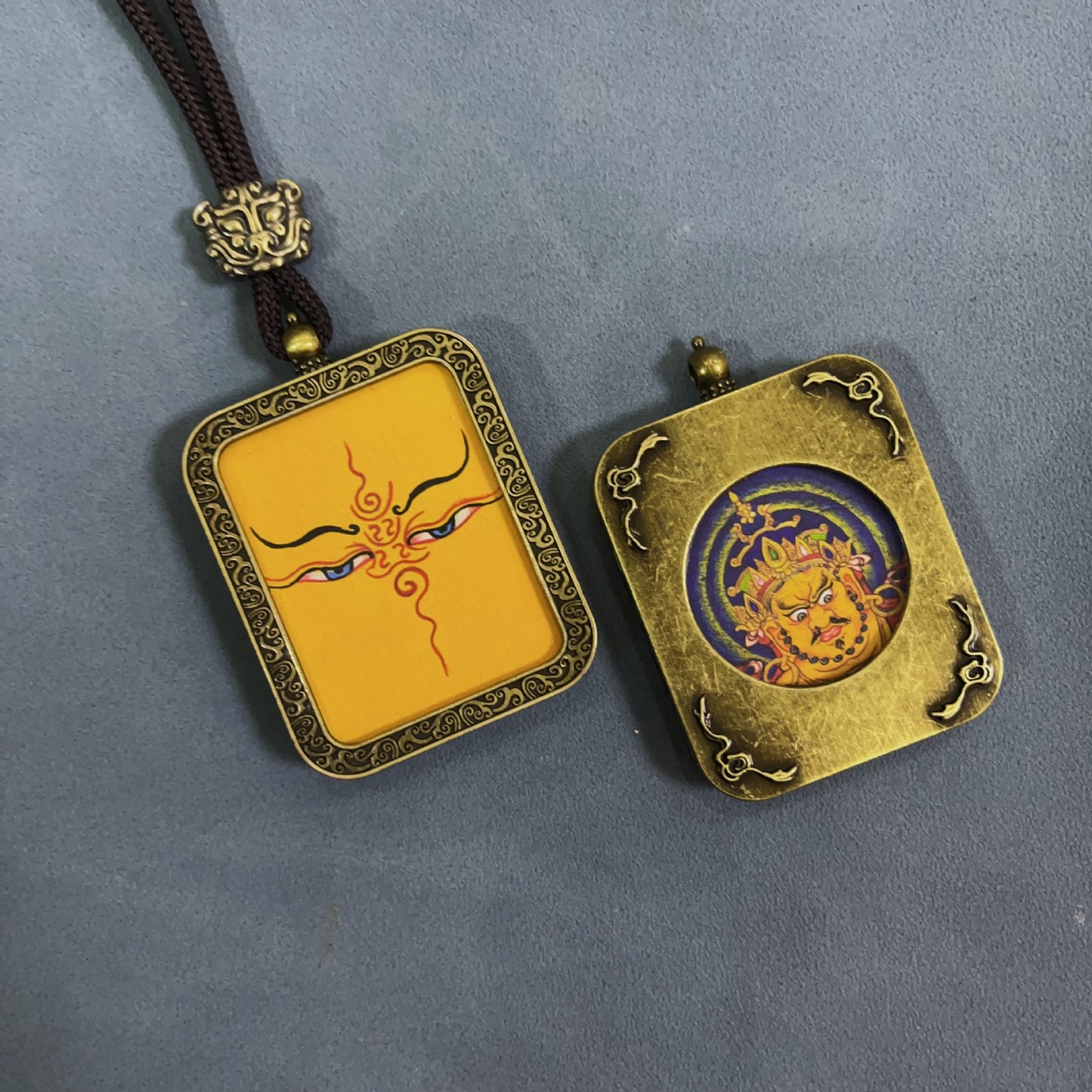 Double-sided Home Twee Zodiac Eight Patron Saints Scenic Pendants