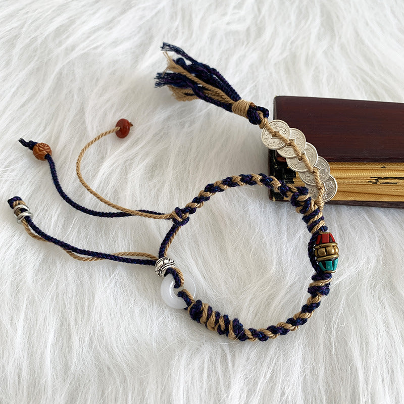 Style Tibetan Li Ancient Tassel Handmade Bracelets