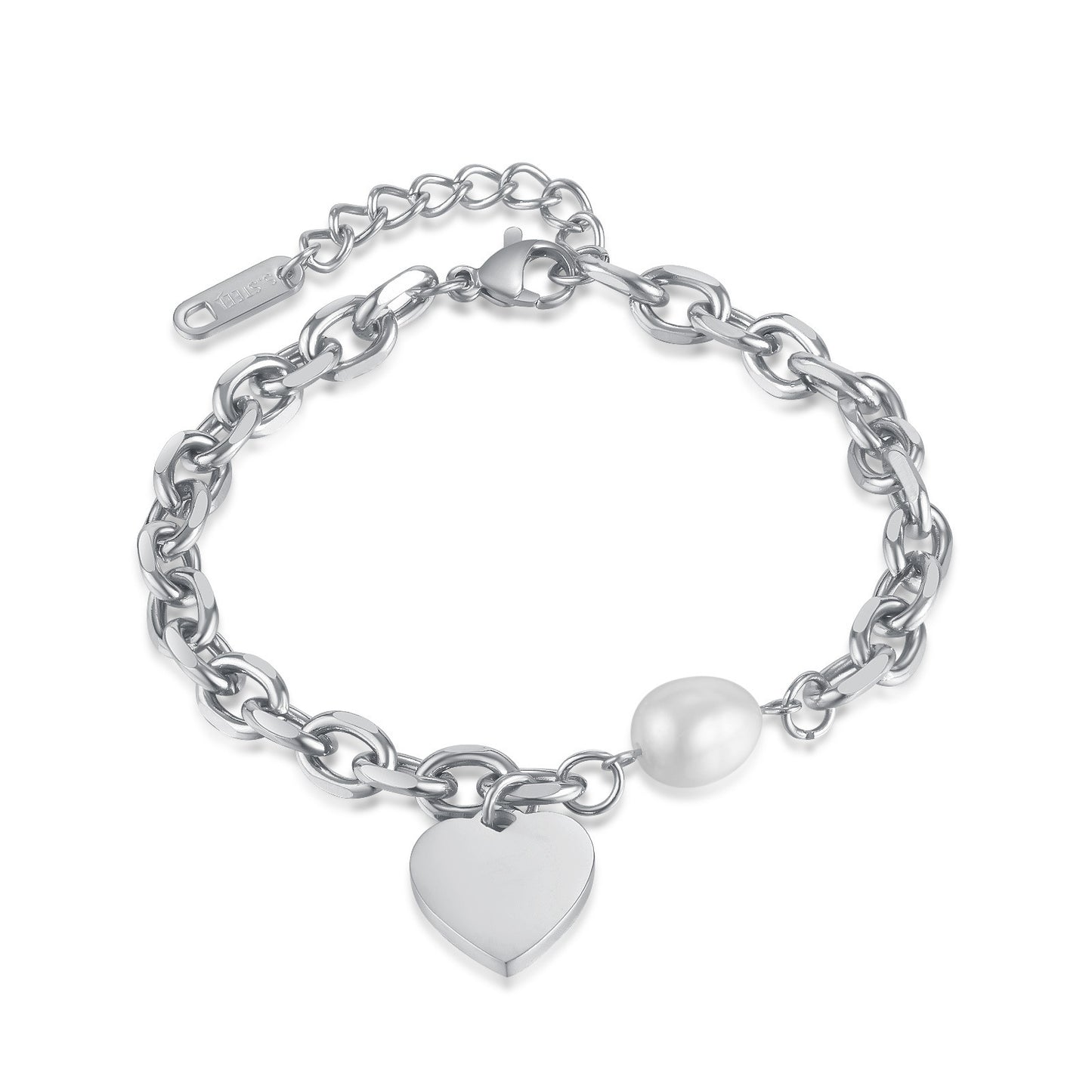 Popular Stainless Steel Love Titanium Peach Bracelets