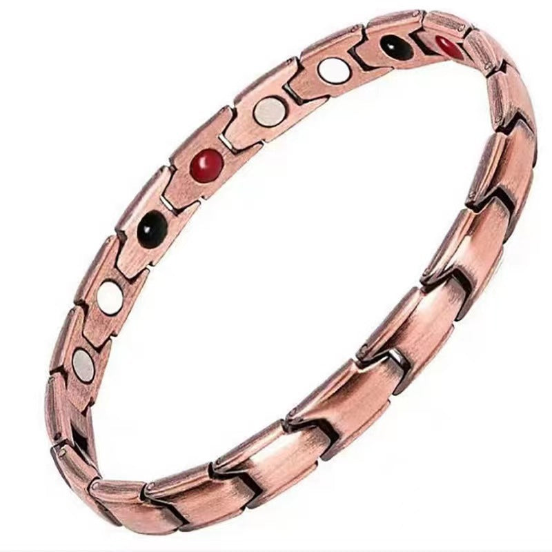 Men's Retro Metal Magnet Female Accessories Light Bracelets