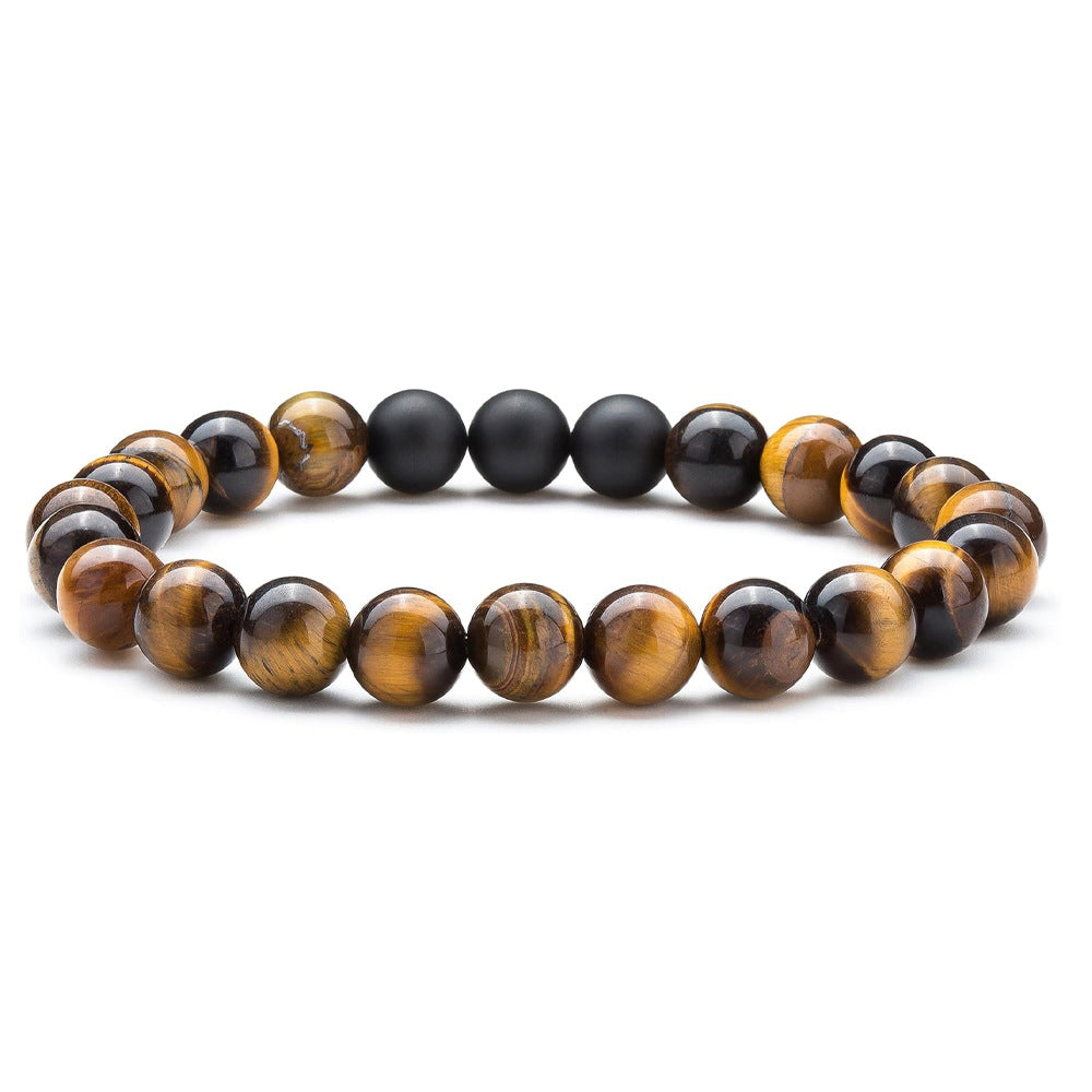 Tigereye Volcanic Rock Bead Couple Girlfriends Bracelets