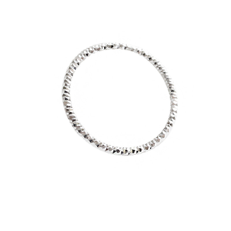 Women's Korean Super Shiny Thin Fashion Personality Simple Rings