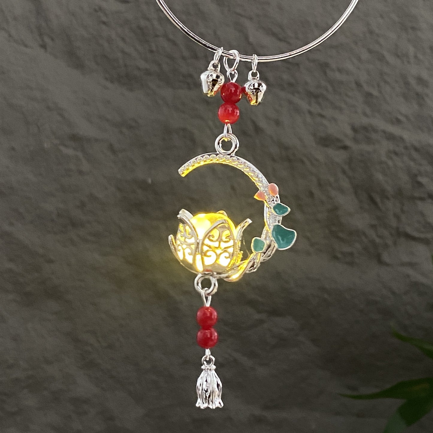 Lantern Luminous Palace Style With Light Antique Daily Han Bracelet