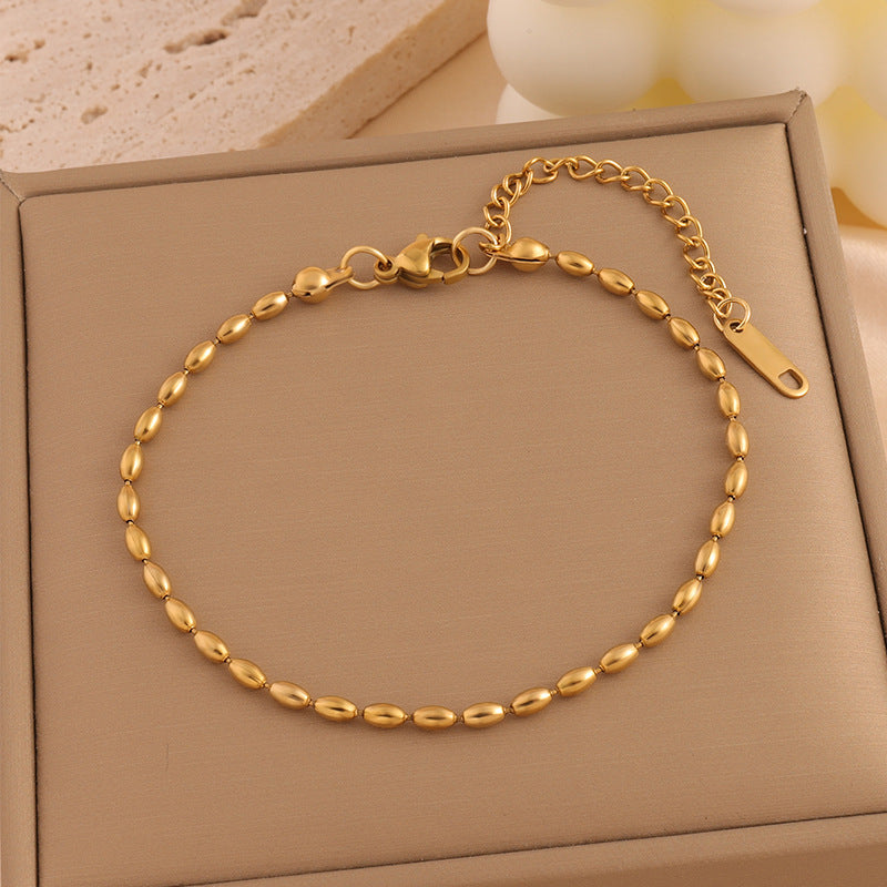 Stainless Steel Bead High-grade Fashion Simple Bracelets