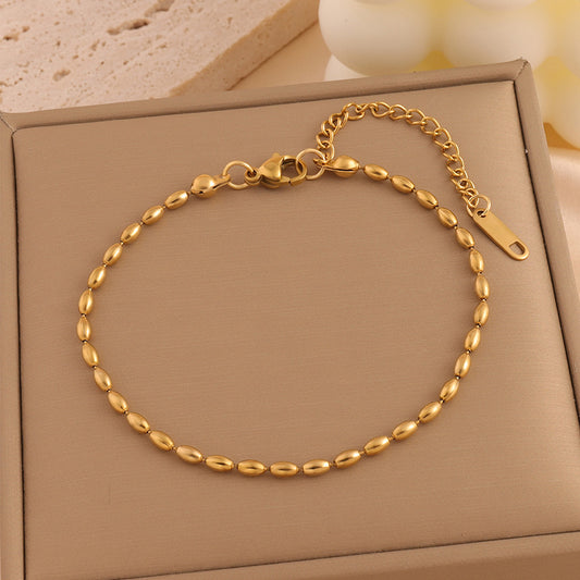 Stainless Steel Bead High-grade Fashion Simple Bracelets