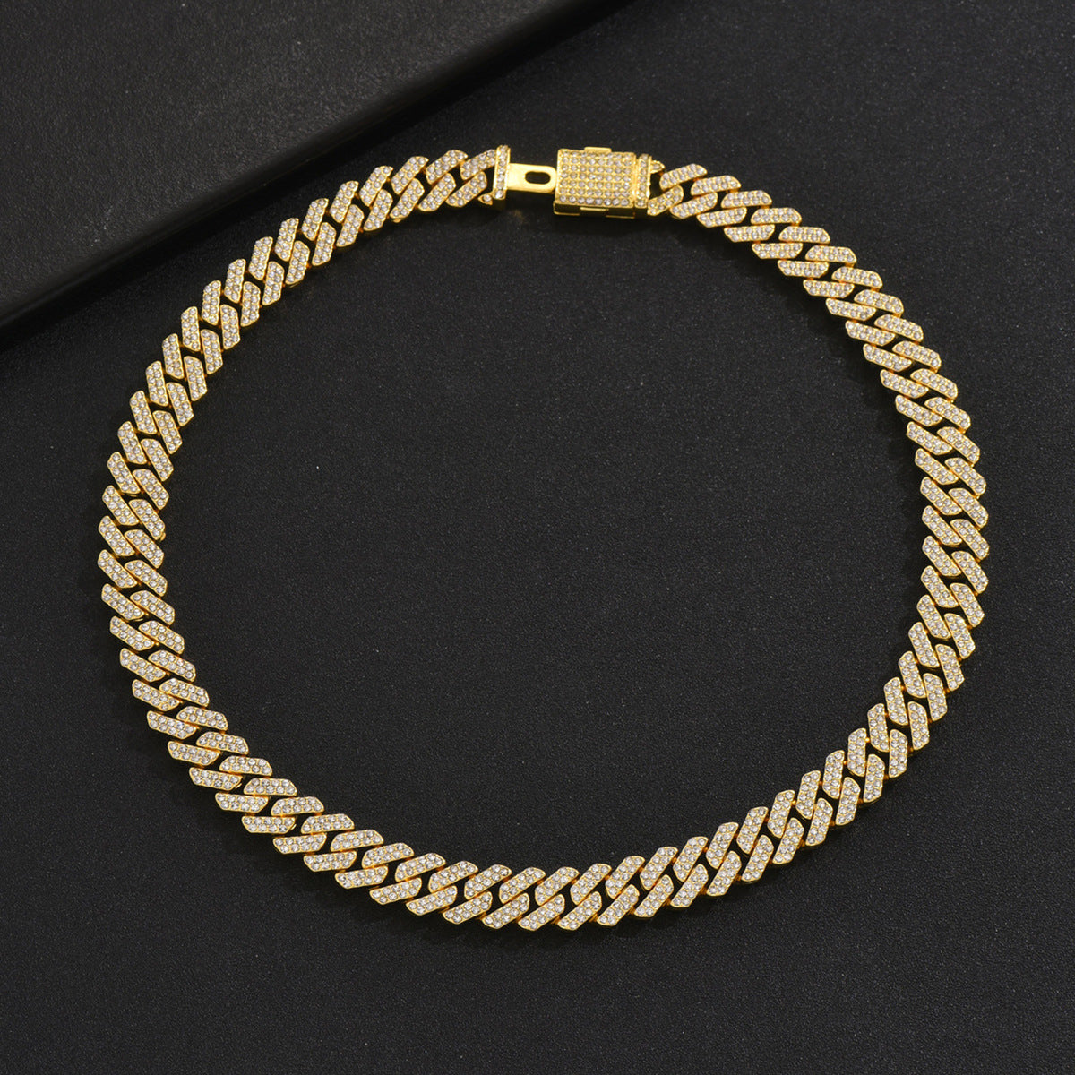 Men's Zircon Cross Design Clavicle Chain Hip Necklaces