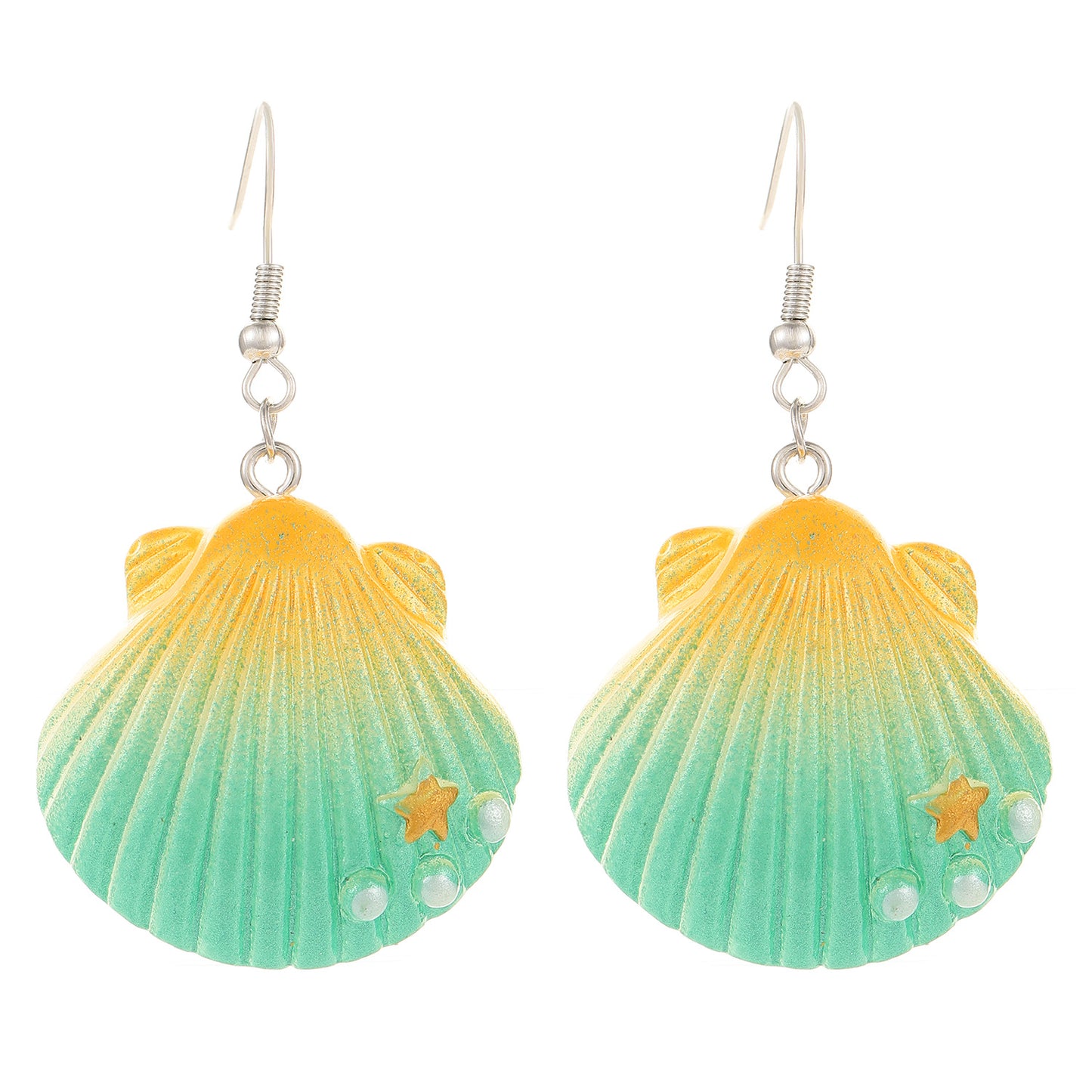 Starfish Spiral Pattern Ear Wind High Sense Ocean Jewelry Set