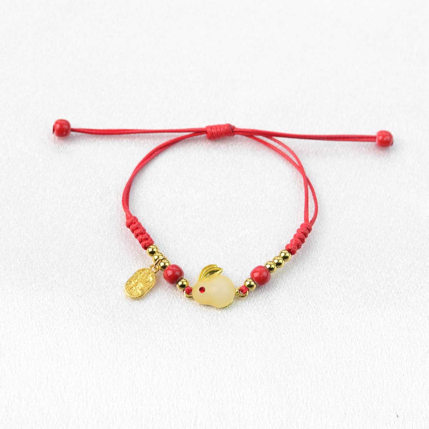 Women's Lucky Jade Hare Gift Life Chinese Bracelets