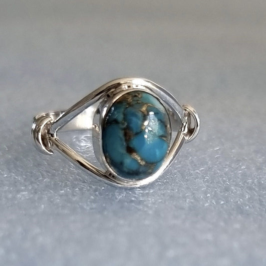 Women's Turquoise Unique Simple Fashion Accessories Handmade Rings