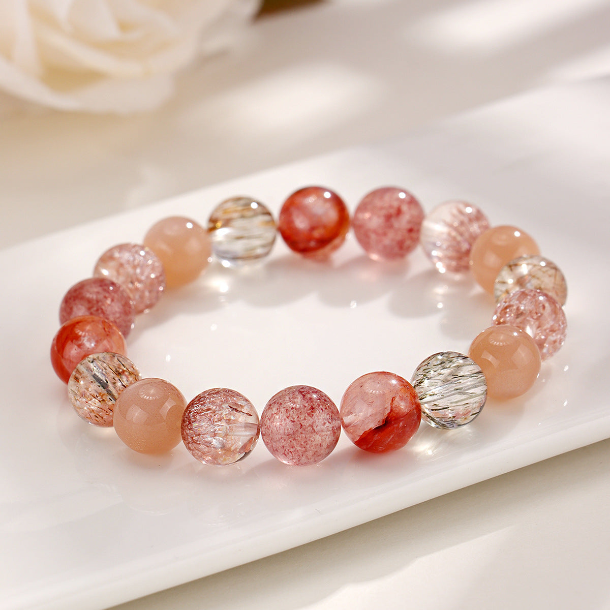 Crystal Fireworks Beaded Female Niche High Sense Bracelets