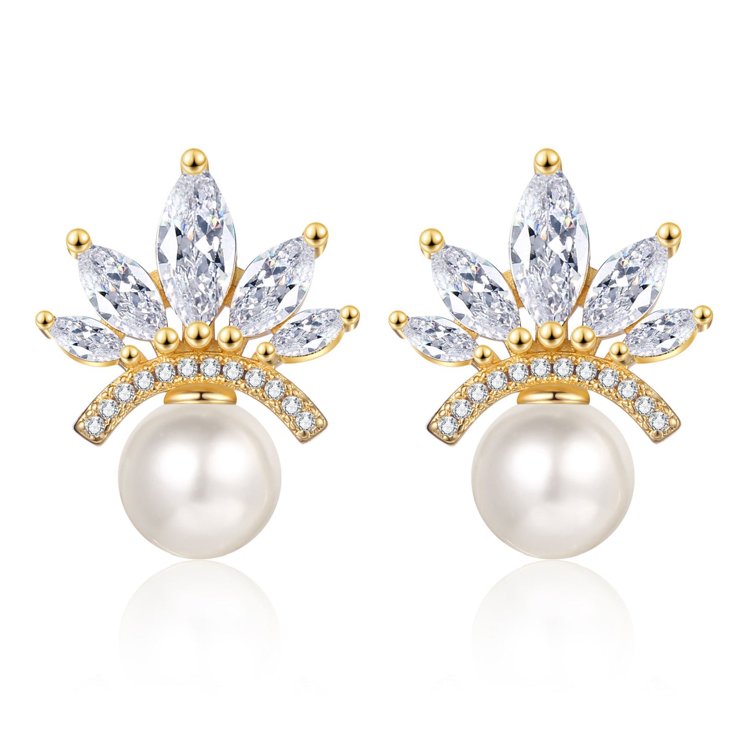 Pearl Female Senior Light Luxury Minority Design Sense Fashion Earrings