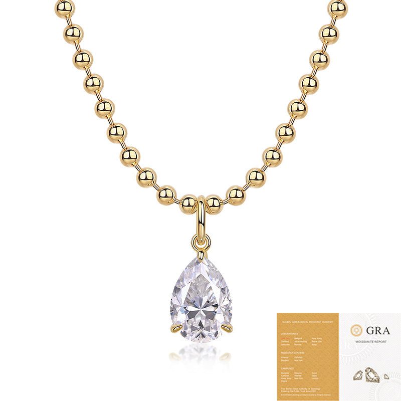 Protagonist Moissanite Female Fashion With Chain Necklaces