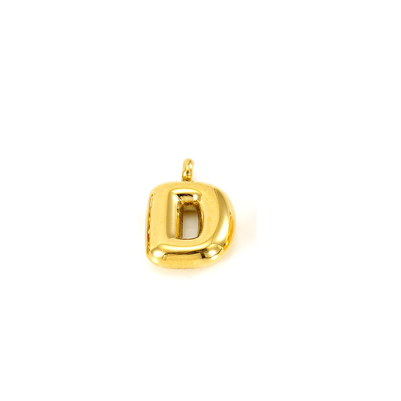 Stainless Steel Fashion Letter Titanium Letters Pendant