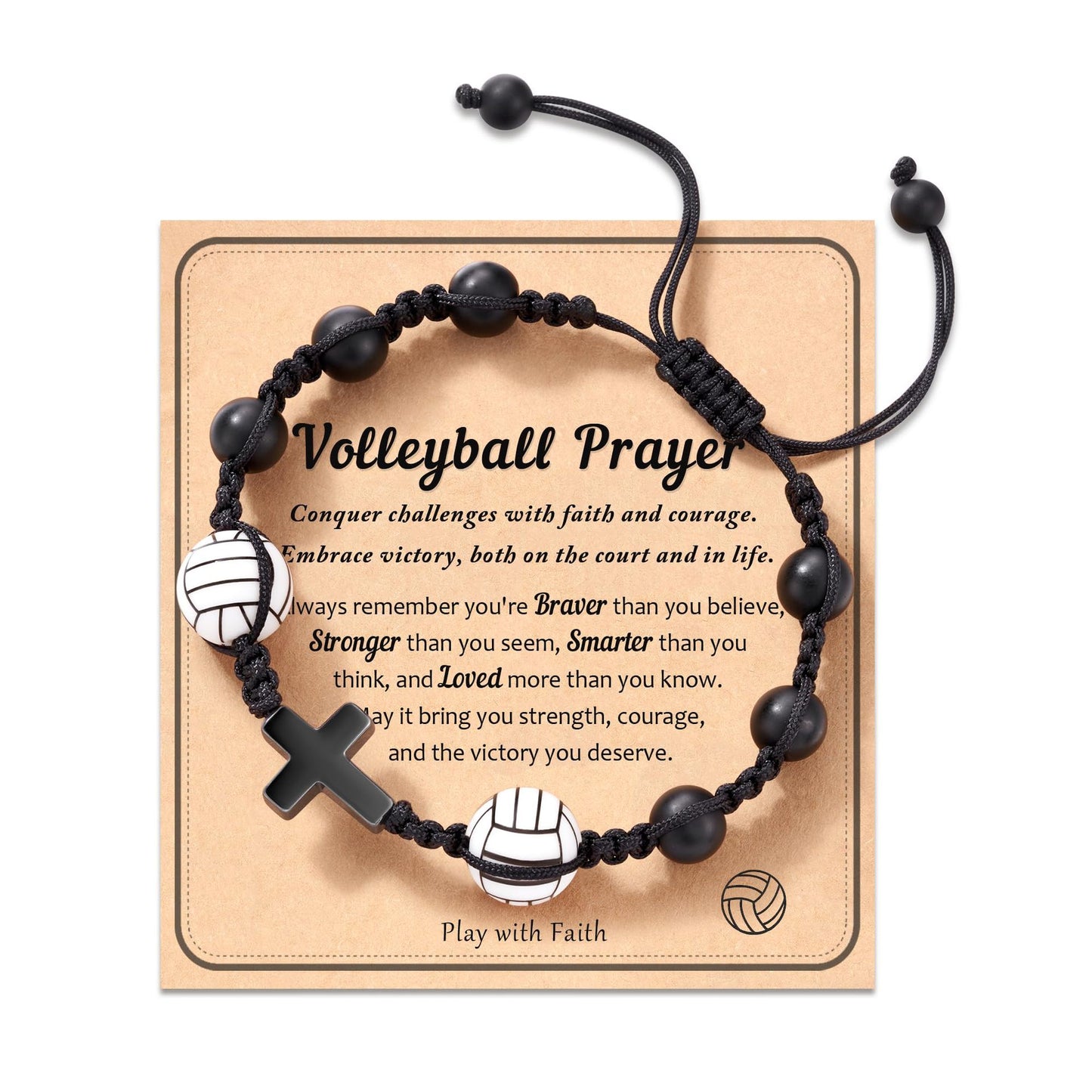 Sports Hand-woven Gift Volleyball Football Baseball Bracelets