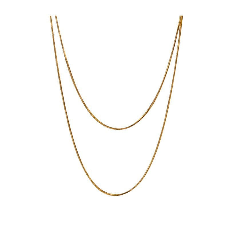 Three-dimensional Niche Minimalist Light Luxury Sweater Necklaces