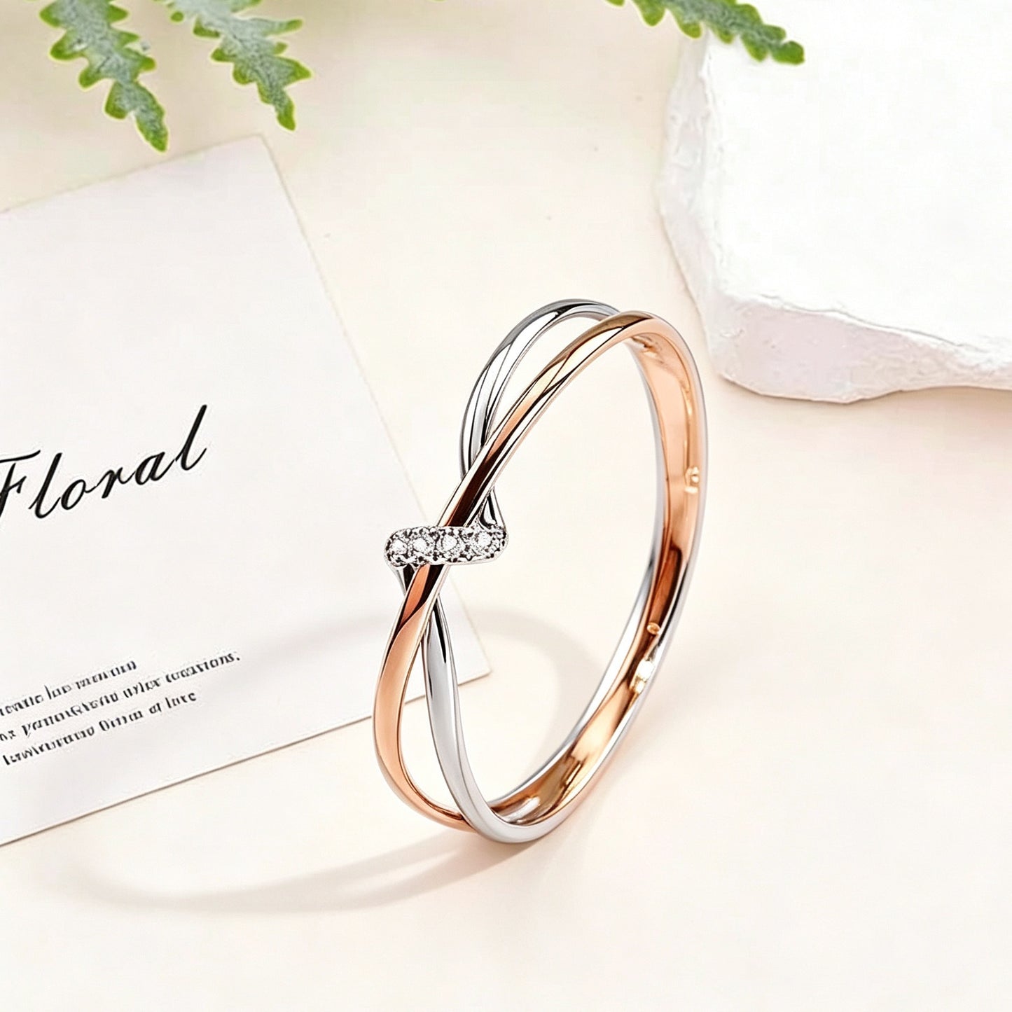 Sterling Sier Double Knot Winding Couple Ring