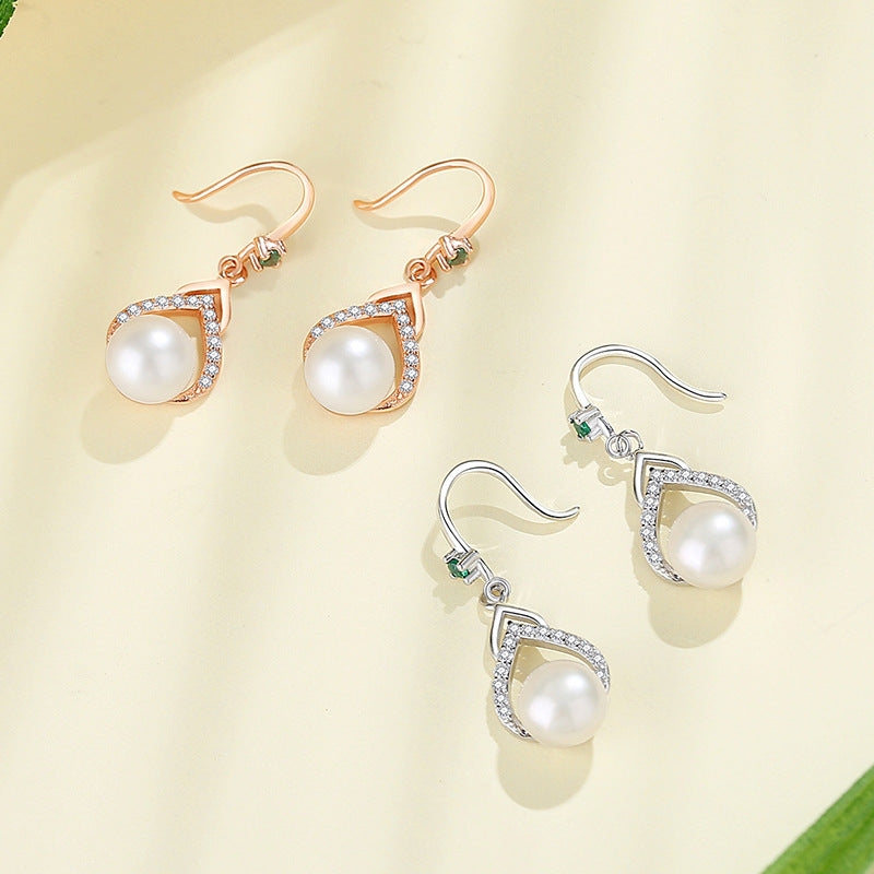 Simple Retro High Sense Elegant Ear Hook Face Earrings