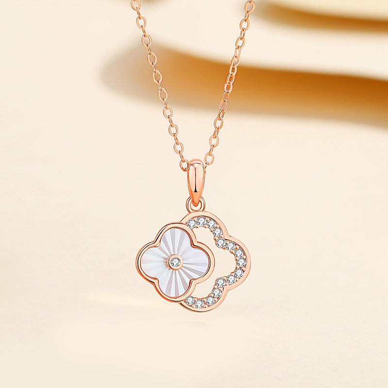 Summer Clover Sterling Sier Style Light Luxury Bracelets